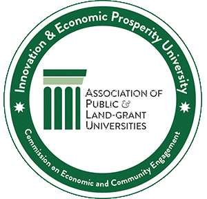 Innovation and Economic Prosperity University Designation Logo